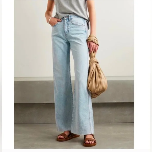 Veronica Beard 100% Cotton  Taylor Relaxed Wide-Leg High-Rise Size 28" - Picture 2 of 16